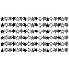 Teacher Created Resources Black and White Stars Die-Cut Border Trim, 35 Feet Per Pack, 6 Packs Image 1