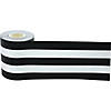 Teacher Created Resources Black & White Stripes Straight Rolled Border Trim, 50 Feet Per Roll, Pack of 3 Image 1