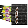 Teacher Created Resources Black Brick Better Than Paper Bulletin Board Roll, 4' x 12', Pack of 4 Image 1