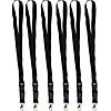 Teacher Created Resources Black Lanyard, Pack of 6 Image 1