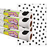 Teacher Created Resources Black Painted Dots on White Better Than Paper Bulletin Board Roll, 4' x 12', Pack of 4 Image 1