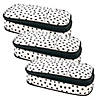 Teacher Created Resources Black Painted Dots on White Pencil Case, Pack of 3 Image 1