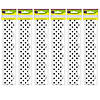 Teacher Created Resources Black Polka Dots on White Scalloped Border Trim, 35 Feet Per Pack, 6 Packs Image 1