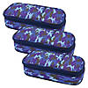 Teacher Created Resources Blue Camo Pencil Case, Pack of 3 Image 1