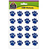 Teacher Created Resources Blue Paw Prints Stickers, 1" Square, 120 Per Pack, 12 Packs Image 1