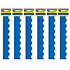 Teacher Created Resources Blue Scalloped Border Trim, 35 Feet Per Pack, 6 Packs Image 1