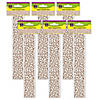 Teacher Created Resources Blush Leopard Print Straight Border Trim, 35 Feet Per Pack, 6 Packs Image 1