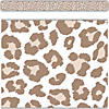 Teacher Created Resources Blush Leopard Print Straight Border Trim, 35 Feet Per Pack, 6 Packs Image 1