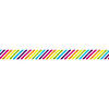 Teacher Created Resources Brights 4Ever Stripes Straight Border Trim, 35 Feet Per Pack, 6 Packs Image 2