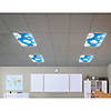 Teacher Created Resources Calming Covers Ceiling Light Filters, 2' Proper 4', Clouds, Pack of 4 Image 3