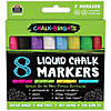 Teacher Created Resources Chalk Brights Liquid Chalk Markers, 8 Per Pack, 2 Packs Image 1