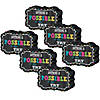 Teacher Created Resources Chalkboard Brights Magnetic Whiteboard Eraser, Pack of 6 Image 1