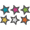 Teacher Created Resources Chalkboard Brights Stars Mini Accents, 36 Per Pack, 6 Packs Image 1