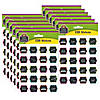 Teacher Created Resources Chalkboard Brights Stickers, 120 Per Pack, 12 Packs Image 1