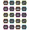 Teacher Created Resources Chalkboard Brights Stickers, 120 Per Pack, 12 Packs Image 1
