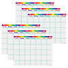 Teacher Created Resources Colorful Calendar Write-On/Wipe-Off Chart, Pack of 6 Image 1