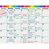 Teacher Created Resources Colorful Calendar Write-On/Wipe-Off Chart, Pack of 6 Image 2