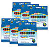 Teacher Created Resources Colorful Dry-Erase Crayons, 9 Per Pack, 6 Packs Image 1