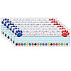 Teacher Created Resources Colorful Paw Prints Left/Right Alphabet Name Plates, 36 Per Pack, 6 Packs Image 1