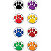 Teacher Created Resources Colorful Paw Prints Mini Stickers, 3/8"Dia, 528 Per Pack, 12 Packs Image 1