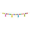 Teacher Created Resources Colorful Pom-Poms and Tassels Garland, Pack of 3 Image 2