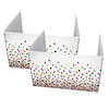 Teacher Created Resources Confetti Classroom Privacy Screen, Pack of 2 Image 1