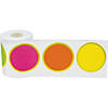 Teacher Created Resources Confetti Colorful Circles Straight Rolled Border Trim, 50 Feet Per Roll, Pack of 3 Image 1