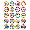 Teacher Created Resources Confetti Spanish Stickers, 120 Per Pack, 12 Packs Image 1