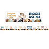 Teacher Created Resources Everyone is Welcome Helping Hands Straight Border Trim, 35 Feet Per Pack, 6 Packs Image 1