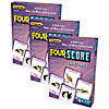 Teacher Created Resources Four Score Card Game: Categories, Pack of 3 Image 1