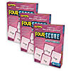 Teacher Created Resources Four Score Card Game: Word Families, Pack of 3 Image 1