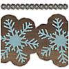 Teacher Created Resources Home Sweet Classroom Snowflakes Die-Cut Border Trim, 35 Feet Per Pack, 6 Packs Image 1