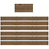Teacher Created Resources Home Sweet Classroom Wood Design Straight Border Trim, 35 Feet Per Pack, 6 Packs Image 1