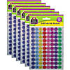 Teacher Created Resources Mini Happy Face Sparkle Stickers Valu-Pak, Multi Color, 440 Per Pack, 6 Packs Image 1