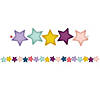 Teacher Created Resources Oh Happy Day Stars Die-Cut Border Trim, 35 Feet, 6 Packs Image 1