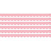 Teacher Created Resources Pastel Pink Scalloped Border Trim, 35 Feet Per Pack, 6 Packs Image 1