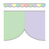 Teacher Created Resources Pastel Pop Scalloped Border Trim, 35 Feet Per Pack, 6 Packs Image 1