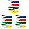 Teacher Created Resources Plastic Clothespins, 40 Per Pack, 3 Packs Image 1