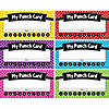 Teacher Created Resources Polka Dots Punch Cards, 60 Per Pack, 6 Packs Image 1