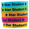 Teacher Created Resources Star Student Wristbands, 10 Per Pack, 6 Packs Image 1