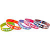 Teacher Created Resources Tie-Dye Happy Birthday Wristbands, 10 Per Pack, 6 Packs Image 1