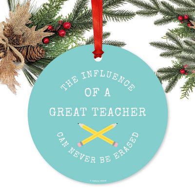 Teacher Metal Ornament, Influence Image 1