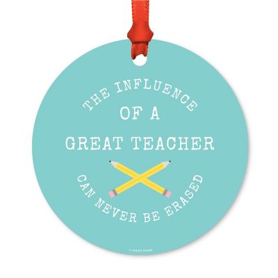 Teacher Metal Ornament, Influence Image 1