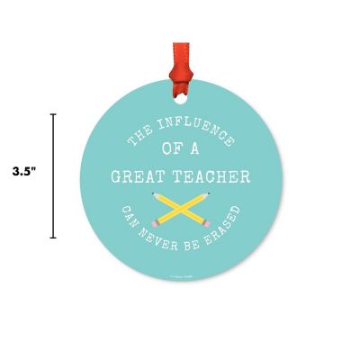 Teacher Metal Ornament, Influence Image 2