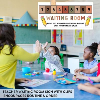 Teacher Waiting Room Sign Boho, 1-Pack Image 2