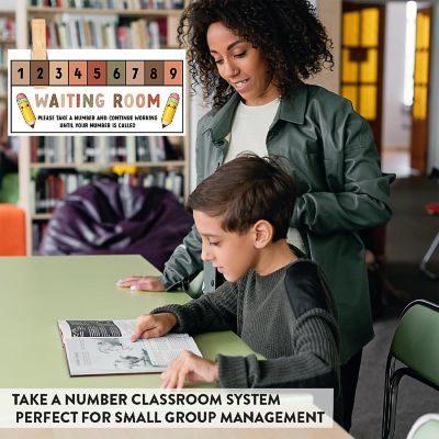 Teacher Waiting Room Sign Boho, 1-Pack Image 3