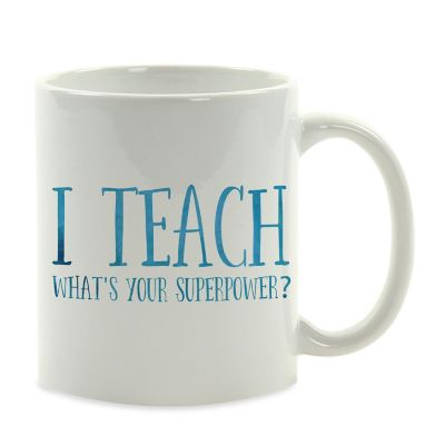Teaching Is My Superpower Ceramic Mug Image 2