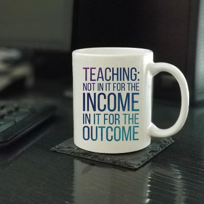 Teaching Outcome Quote Ceramic Mug Image 1