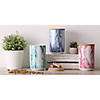 Teal Marble Ceramic Treat Canister Image 4