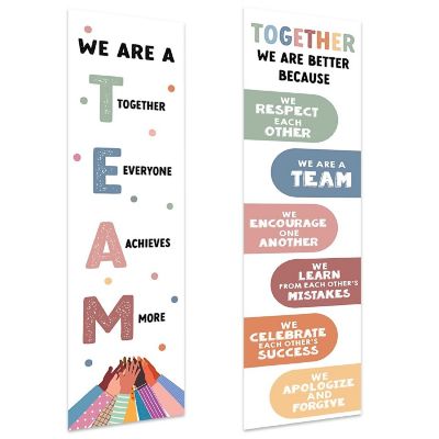 Team Classroom Boho Banner 2PC 13x48 Image 1